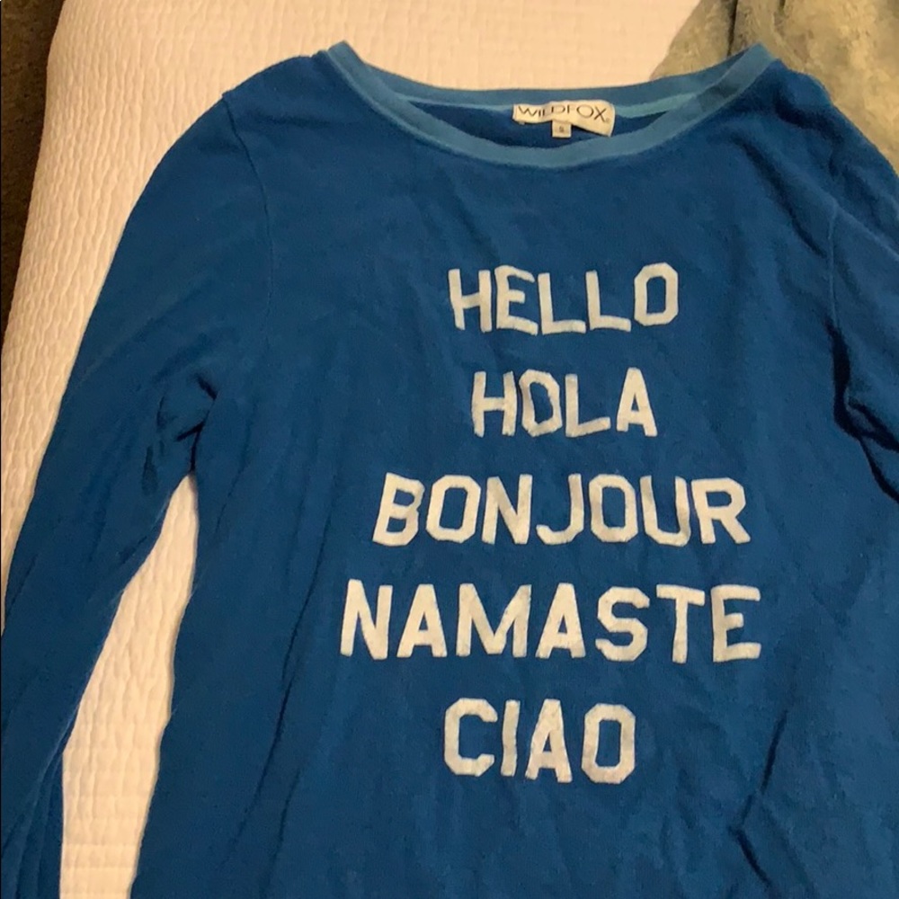 wildfox sweatshirt size small